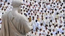 Santa Missa de início de Pontificado de Leão XIV (©AFP/Isabella Bonotto)
