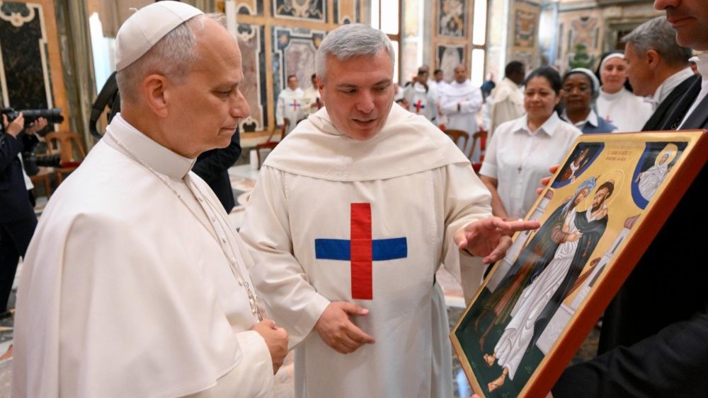 2025.06.20 Partecipanti ai Capitoli Generali dei Frati Minori Conventuali, dell'Ordine della Santisima Trinita' e degli Schiavi Trinitari 
