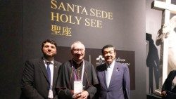 Le cardinal Pietro Parolin au Japon. 